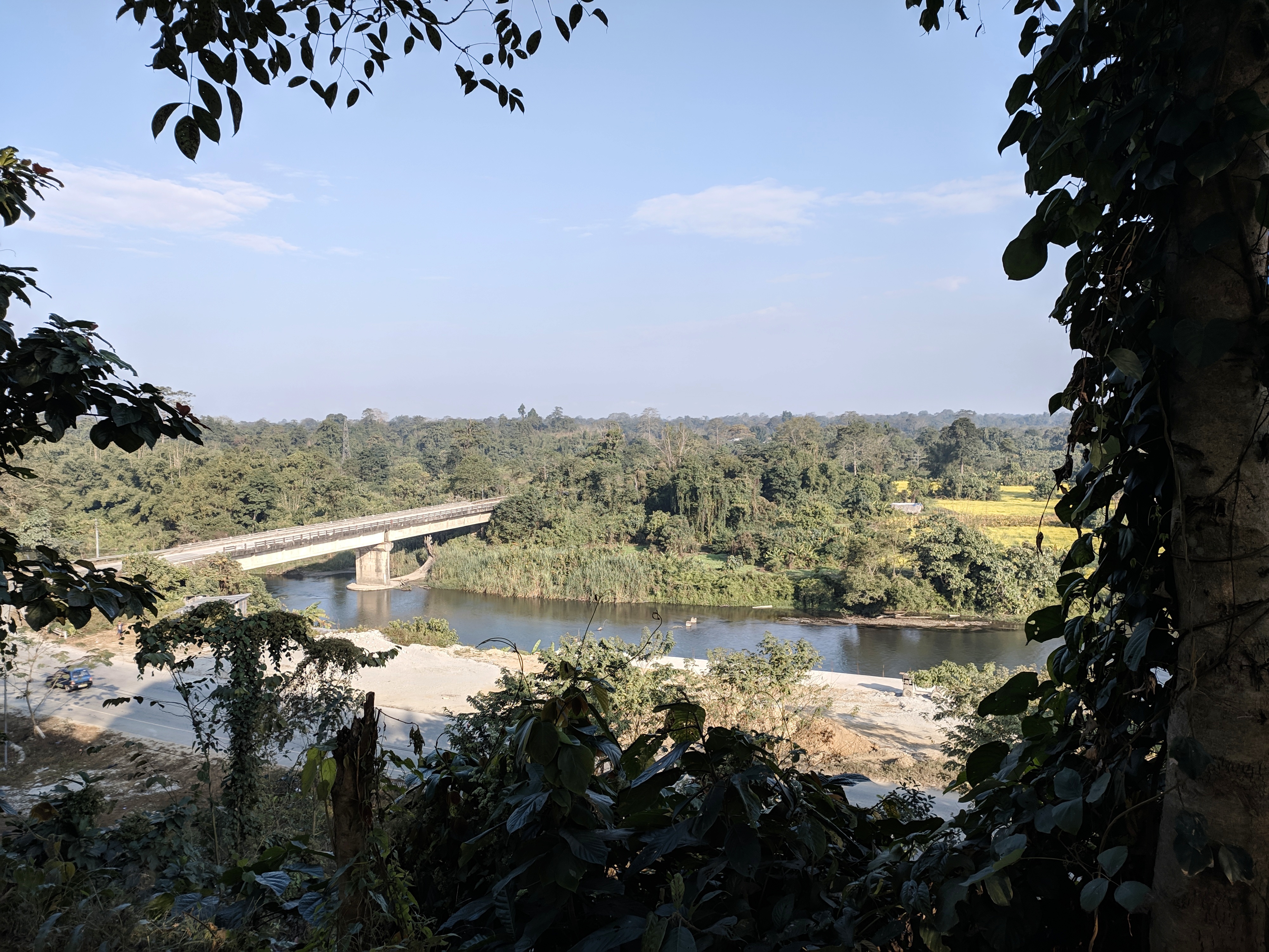 Tengapani River from eco resort