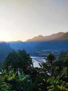 View from the last hanging bridge of the trip