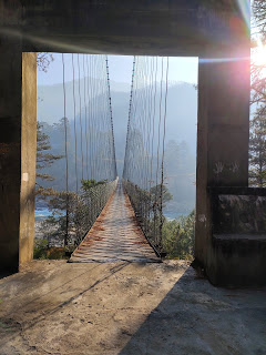 First hanging bridge