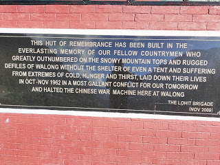 War memorial at Walong