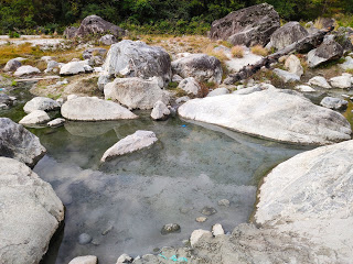 Hot springs at Walong