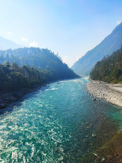 View from the hanging bridge