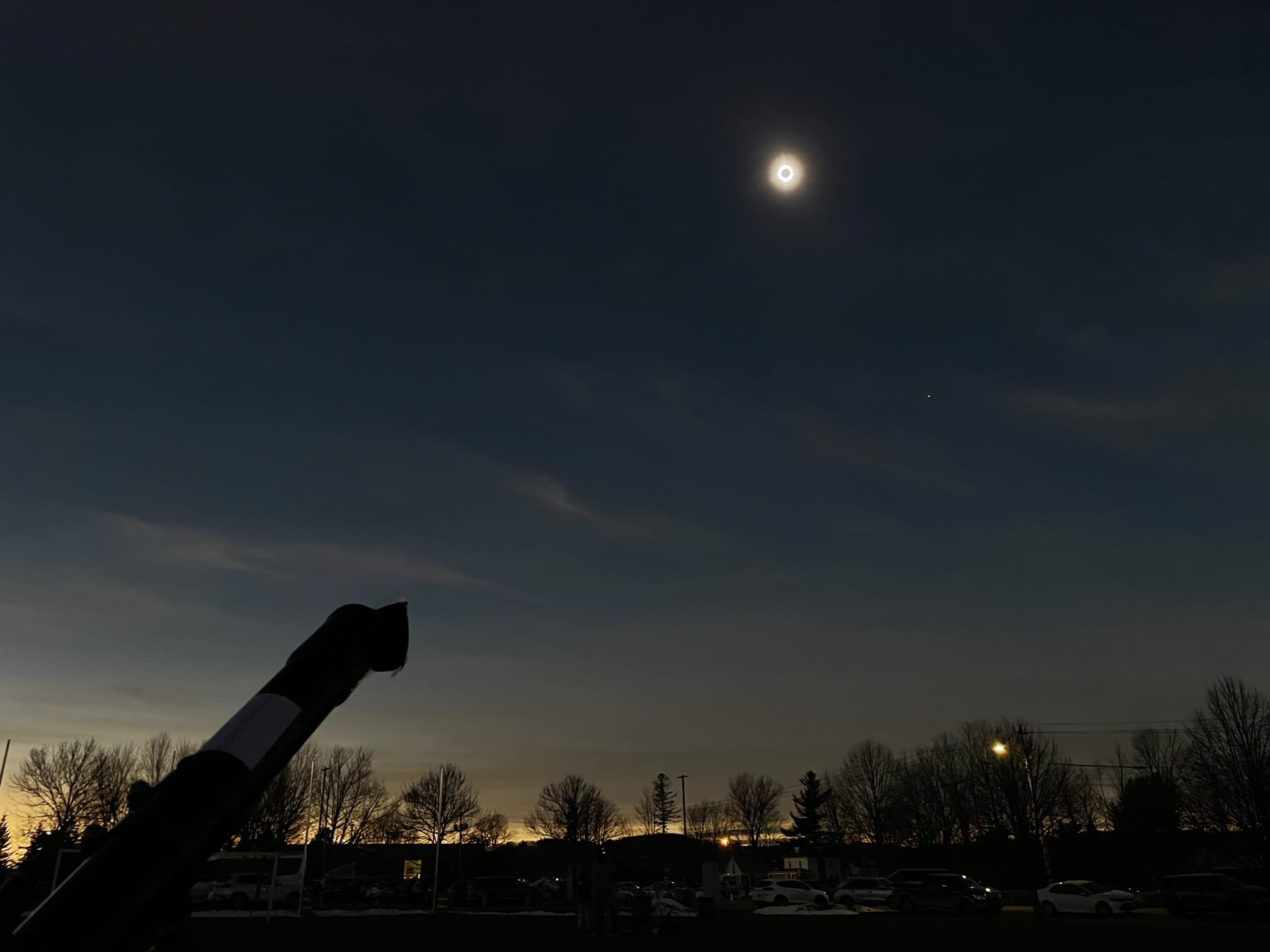 totality - is that venus?